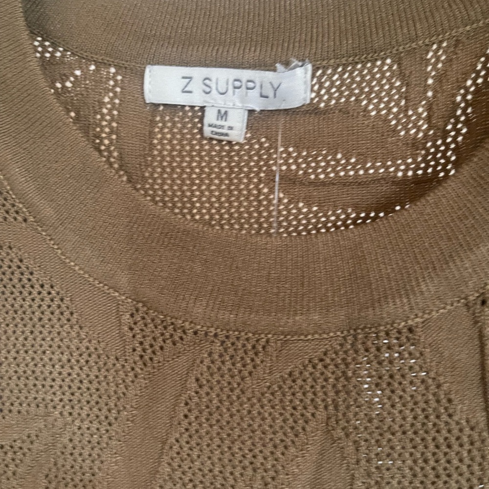 NWT-Zsupply  tibi mesh tank olive green size M - Picture 3 of 9